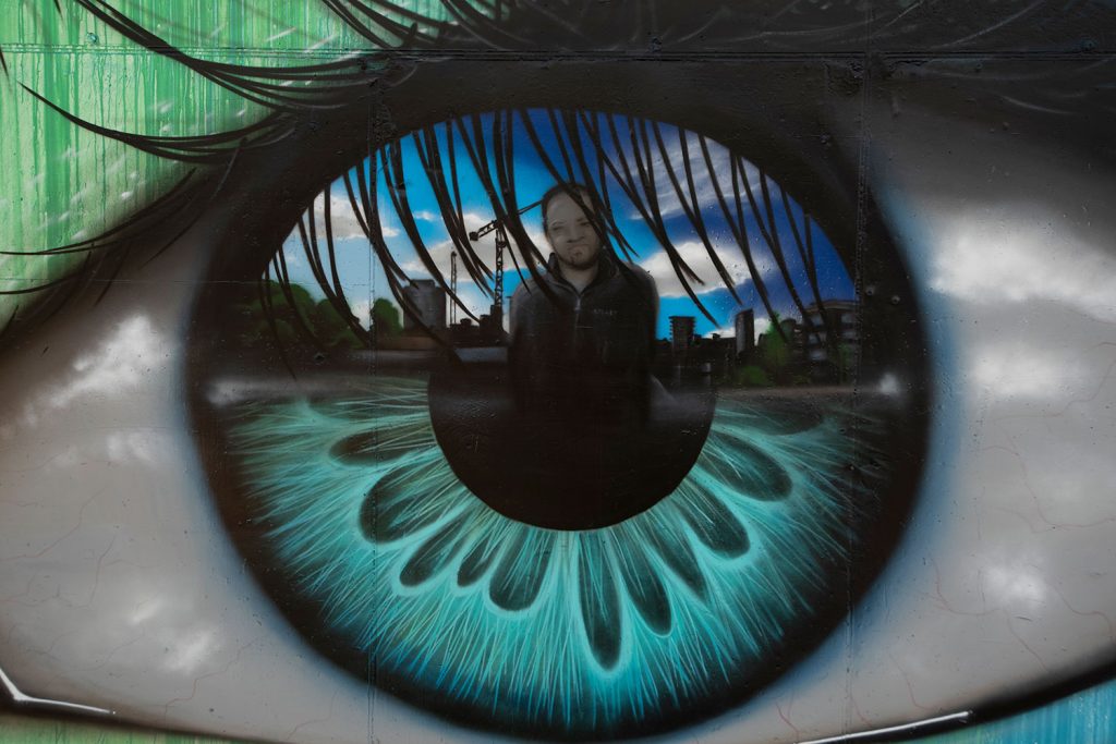 MY DOG SIGHS STRTFORD 2023 STREET ART ATLAS eye1