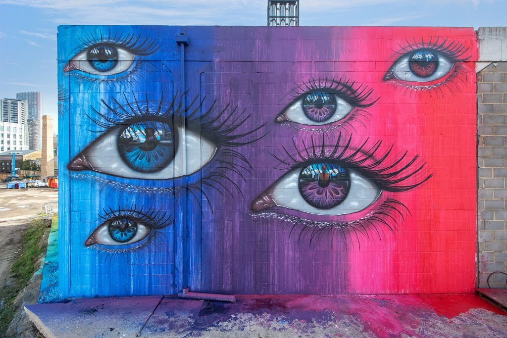 MY DOG SIGHS STRTFORD 2023 STREET ART ATLAS eye3