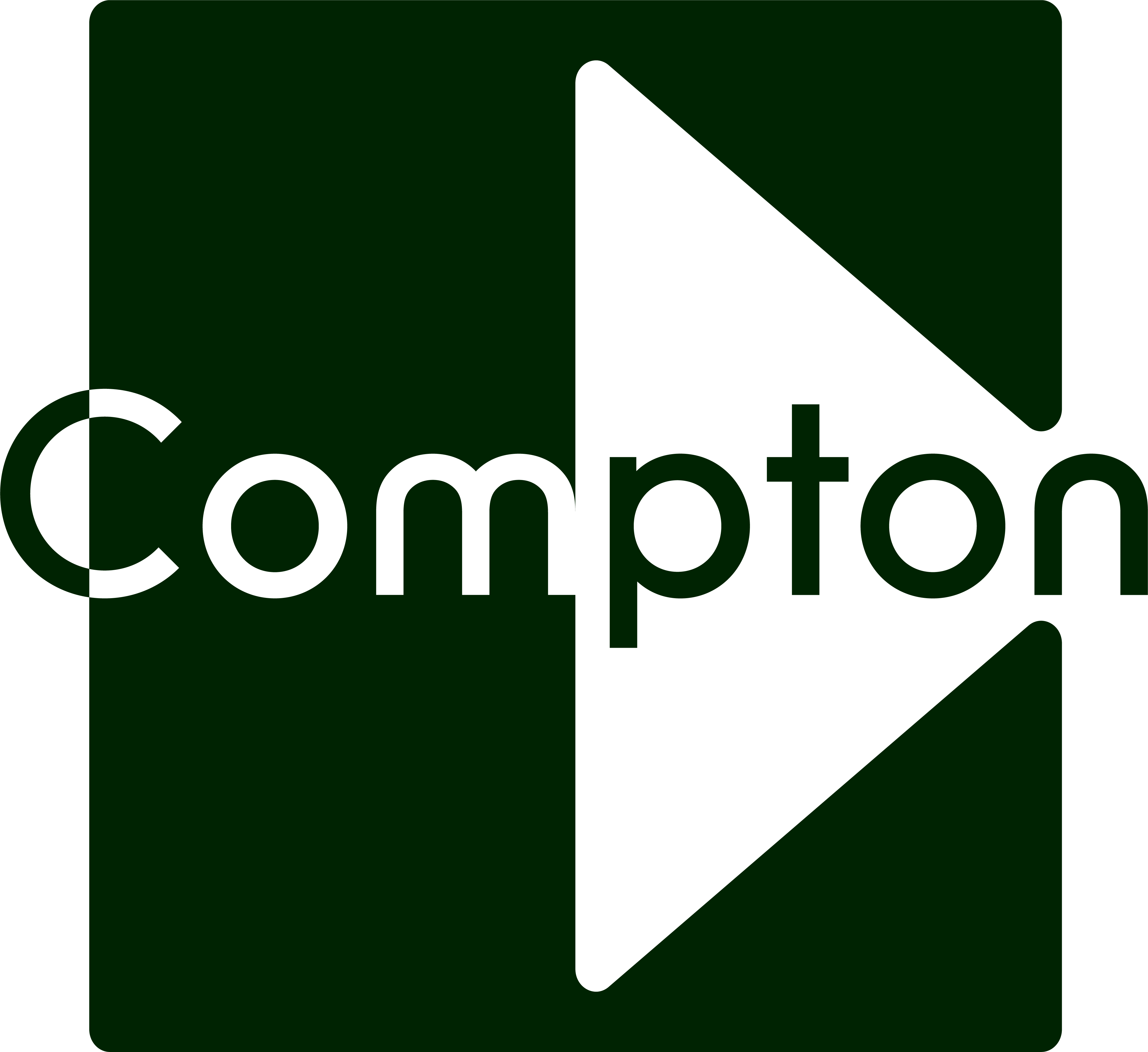 Compton logo BW