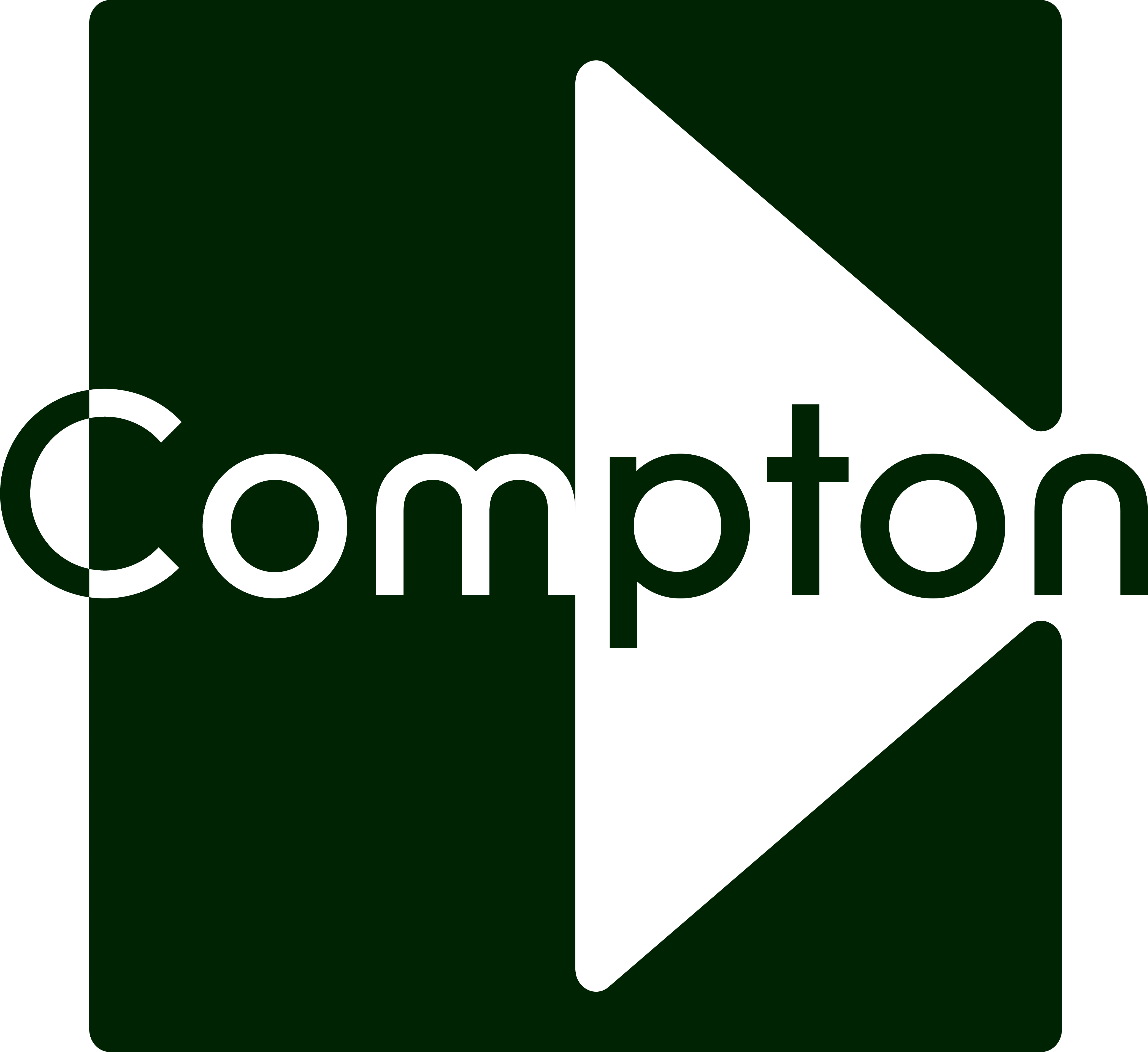 Compton logo BW